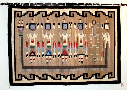 Handmade Navaho rug, by Ornita Wilson